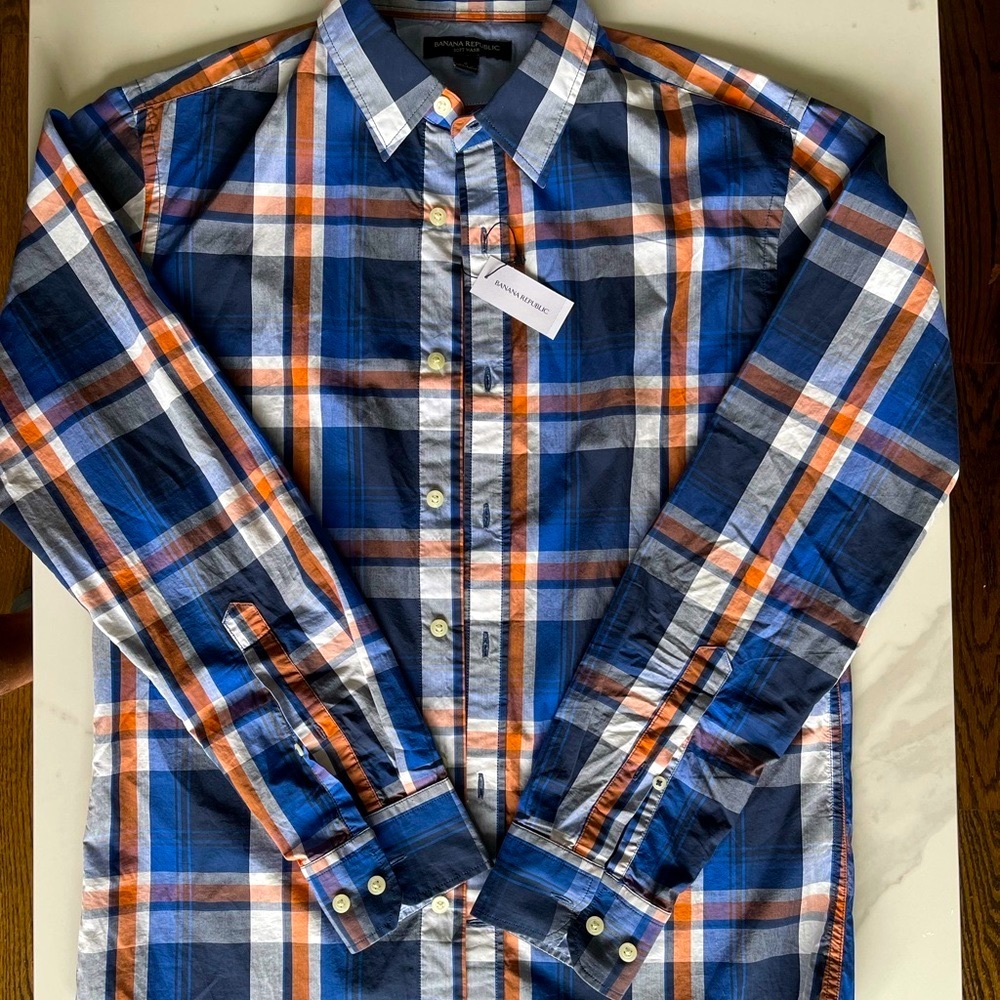 NWT - Banana Republic Men Cotton Shirt